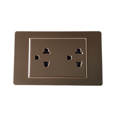 15A 118 Typ American Standard Socket Guld Sex-håls Socket 110-250V